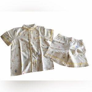 Petite Plume Easter Gardens Pajama Shorts Set